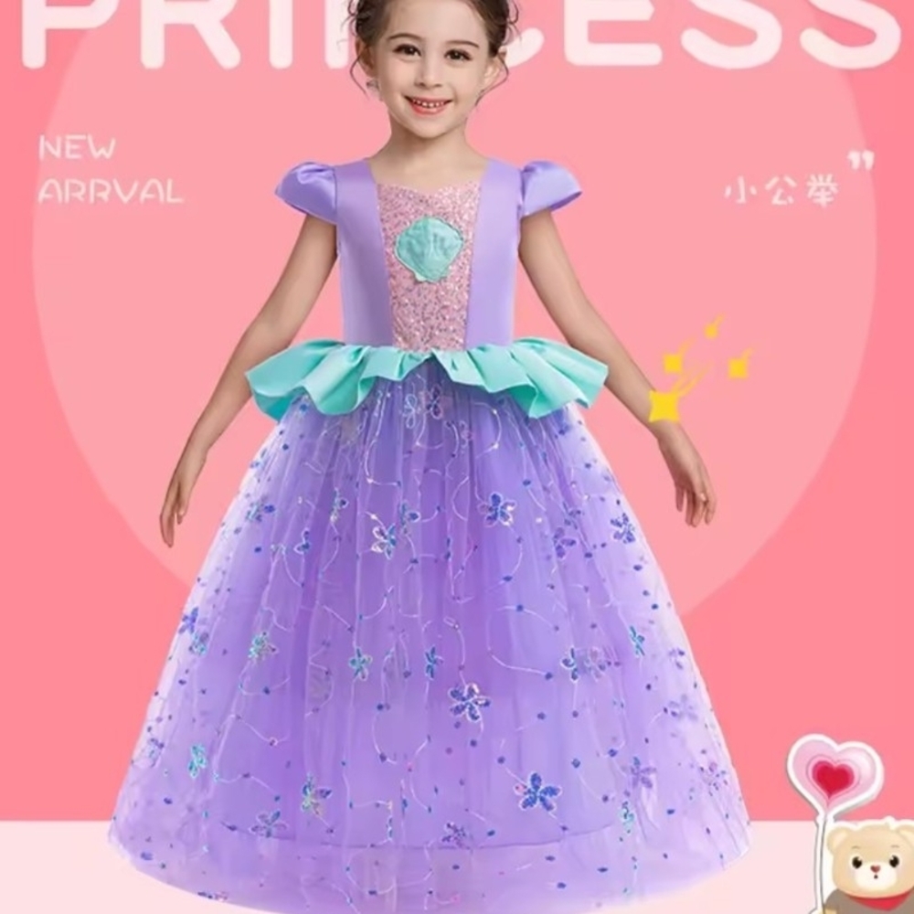 Purple Princess Kids Costume